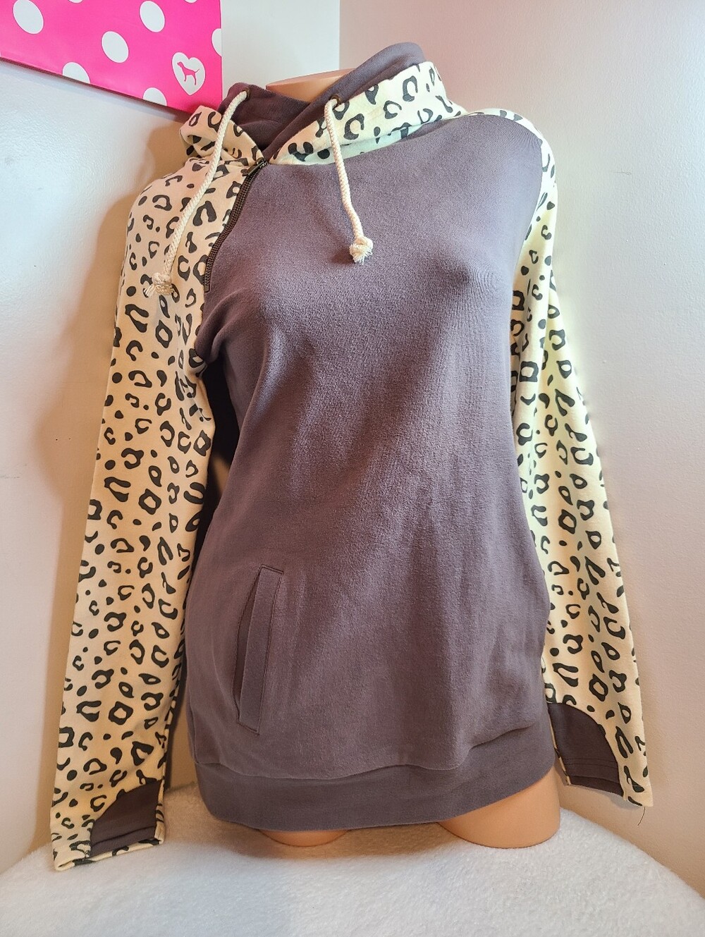 Ampersand Avenue Gone Wild Double Hood Sweatshirt Size M